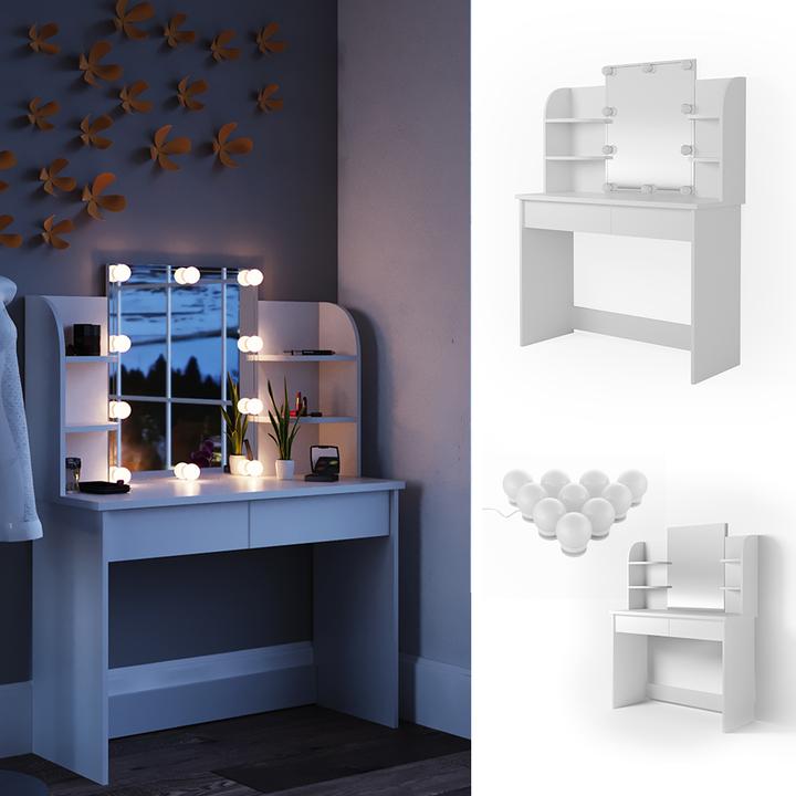Immagine prodotto Vicco Charlotte con illuminazione (108 x 40 x 139 cm)