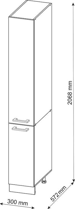 Produktbild Vicco Hochschrank R-Line