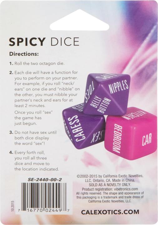Image du produit CalExotics Spicy Dice (Jeux de dés, Anglais)