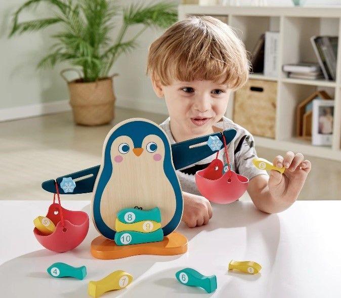 Image du produit Hape Pèse-personne pingouin avec poids