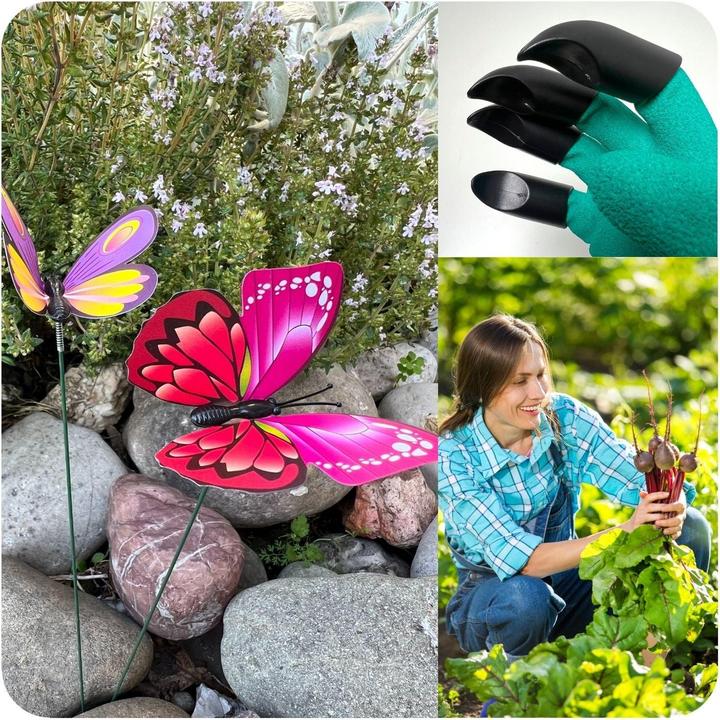 Image du produit Hermex Set d'outils de jardinage 41 pièces avec sac Entretien du jardin Outils de jardinage