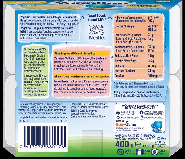 Produktbild Yogolino Vanille (400 g)