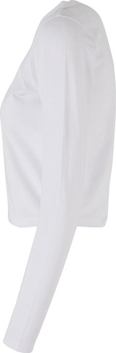 Actual product image Build Your Brand Womens/Ladies Long-Sleeved Crop Top (M)
