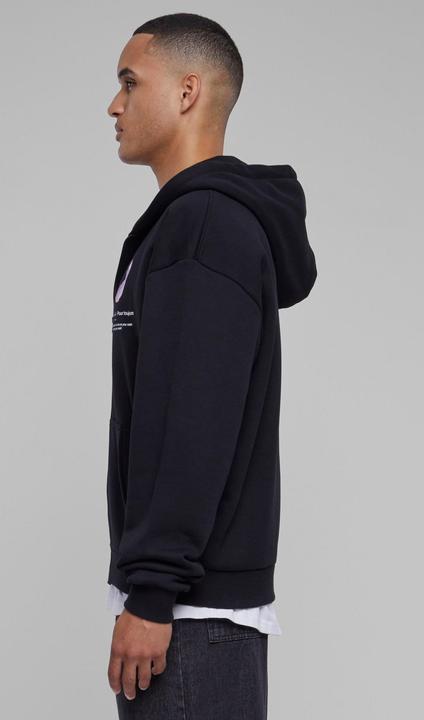 Produktbild Urban Classics Vive La Liberte Heavy Oversize Zip Hoody - 76881 (4XL)