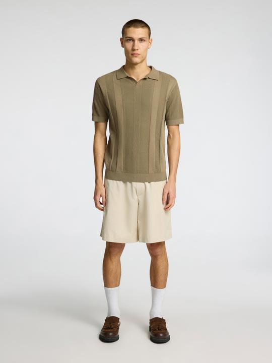 Image du produit Selected Homme Kurzarm Polohemd aus Strick (M)