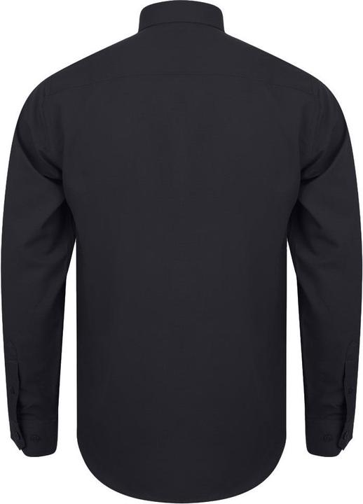 Actual product image Henbury Mens Moisture Wicking Long-Sleeved Shirt (S)