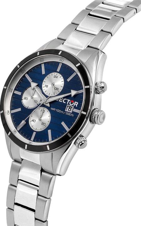 Immagine prodotto Sector No Limits Orologio al quarzo analogico da uomo con bracciale in acciaio R3273616007 (Orologio da polso analogico, 44 mm)