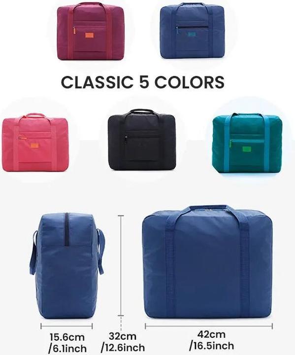 Actual product image Only-Bags.Store Foldable Duffel Travel Bag Lightweight Travel Bag Tote Carry On Luggage Bag Weekender Overnight