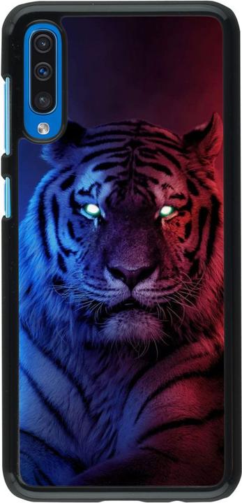 Actual product image PhoneLook Coque Tiger Blue Red (Samsung Galaxy A50)