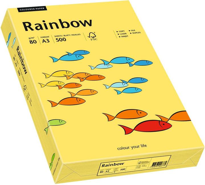 Actual product image Mondi Rainbow coloured copy paper (80 g/m², 500 x, A3)