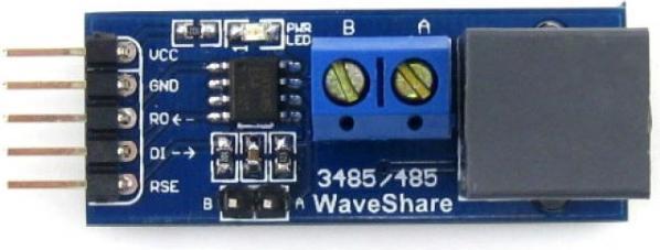 Actual product image WaveShare 5V RS485 module
