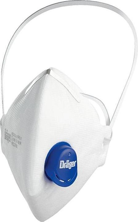 Dräger X-Plore 1730 FFP3 V NRD maschera antiparticolato con valvola (confezione da 10) (FFP3, 10 x)