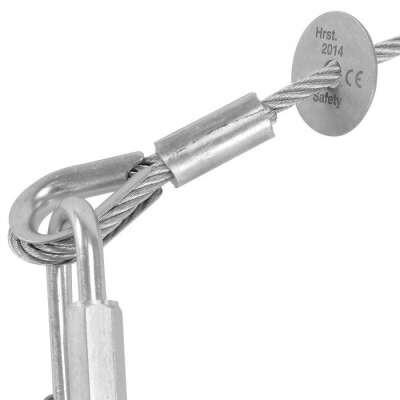 Image du produit Riggatec Safety | WLL 64kg | silber - 100cm Länge | 8mm Stärke | Kettenschnellverschluss