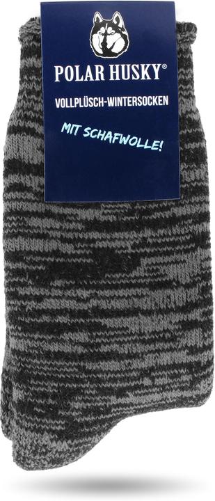 Image du produit Polar Husky Farbige Vollplüsch-Socken mit Wolle (Une unité par pack, 39 - 42)