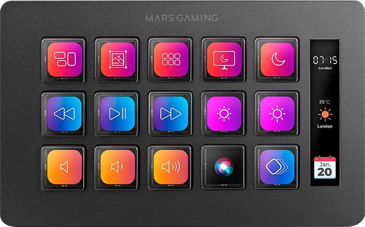 Image du produit Mars Gaming Console De Streaming Deck Slim Msd-One (Noir)