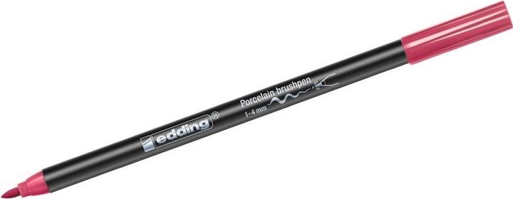 Image du produit Edding Crayon à peinture pour porcelaine Brushpen (Carmin, 4 mm, 1 x)