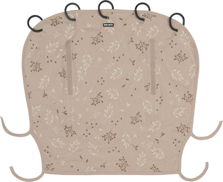 Image du produit Dooky Pare-soleil & pare-vent pour poussette, Leaves Grey