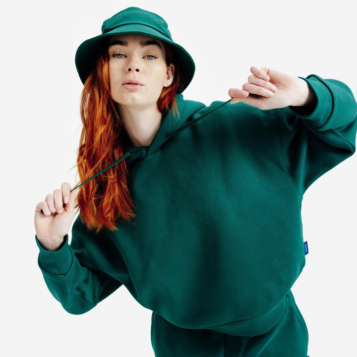 Image du produit Decathlon Sweat à capuche femme, Elementals, vert (XXL)