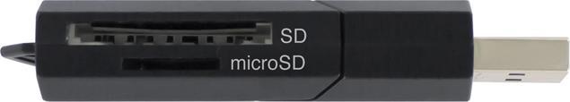 Image du produit USB 3.0 TWIN CARD READER Lecteur de cartes USB 3.2 Gen 1 (3.1 Gen 1) (USB)