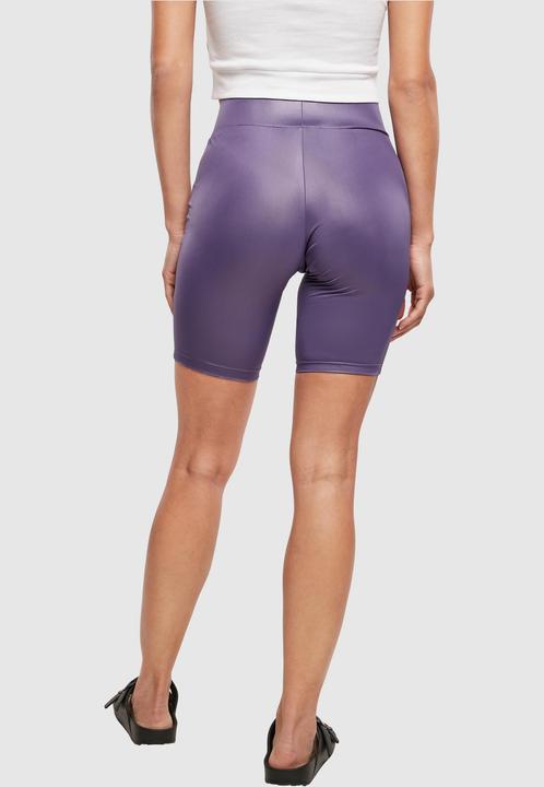 Actual product image Urban Classics Ladies Imitation Leather Cycle Shorts (XS)