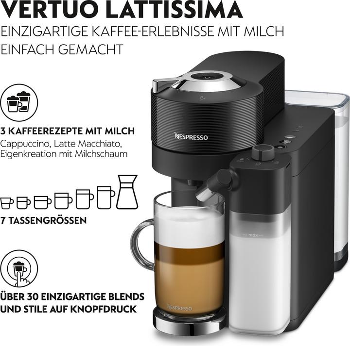 Produktbild De'Longhi Nespresso Vertuo Lattissima (NESPRESSO Vertuo)