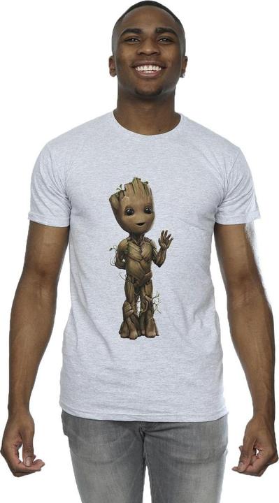Actual product image Mens I Am Groot Wave Pose T-Shirt (5XL)
