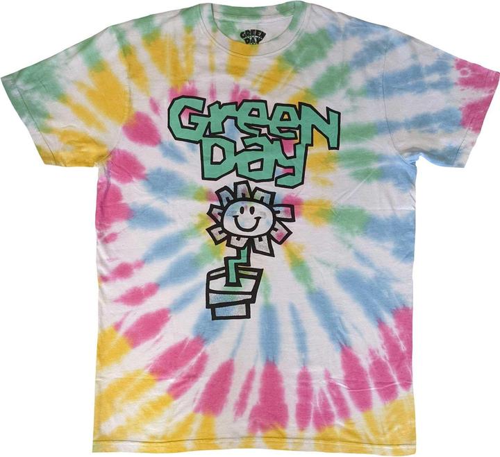Immagine prodotto Green Day Maglietta Vaso di Fiori Tie Dye Adulto Unisex (L)