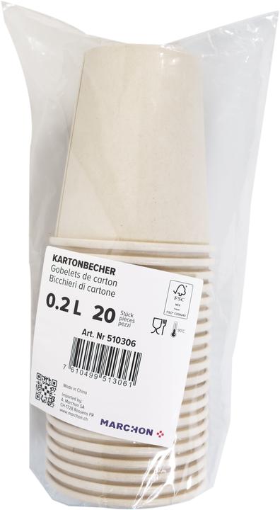 Image du produit Party Gobelet carton To Go 2 dl 20 pc (20 x)