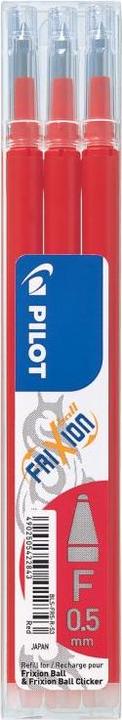 Actual product image Pilot FriXion Refill Set à 3 (Refill, Red, 0.25 mm)