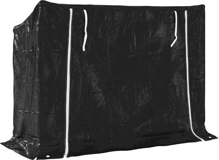 Image du produit VidaXL Étagère à bois de chauffage avec protection contre la pluie 151x60,5x110,5 cm Acier galvanisé