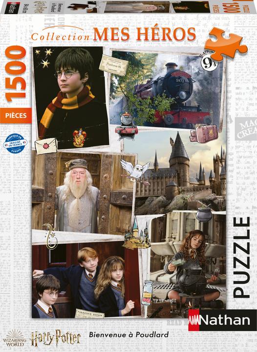 Actual product image Nathan Puzzle 1500 pieces Harry Potter - Welcome to Hogwarts (1500 pieces)