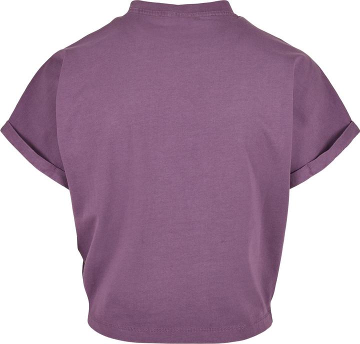 Actual product image Urban Classics Ladies Short Pigment Dye Cut On Sleeve Tee (S)
