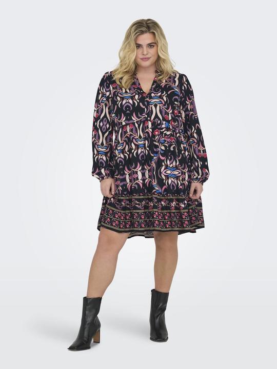 Image du produit Only CARNOLANA Robe courte Tunique avec demi-patte de boutonnage (46)