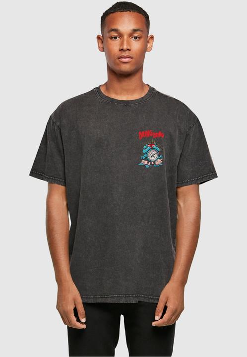 Produktbild Merchcode ALARM CLOCK Comic Acid Washed Oversized Tee - 113035 (XL)