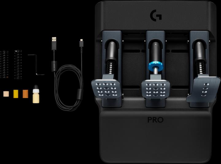 Produktbild Logitech G Pro Racing Pedals (PC, PS4, Xbox Series X, Xbox Series S, PS5, Xbox One X, Xbox One S)