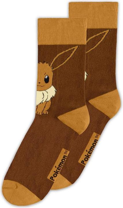 Difuzed Pokémon - Eevee Novelty Socks - 35/38 (35 - 38)