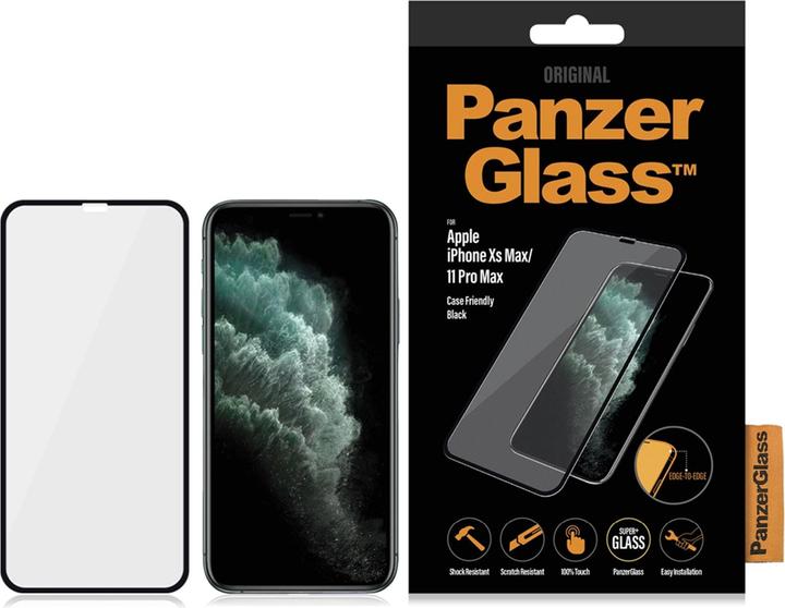 Actual product image PanzerGlass edge to edge (1 Piece, Apple iPhone 11 Pro Max, Apple iPhone XS Max)