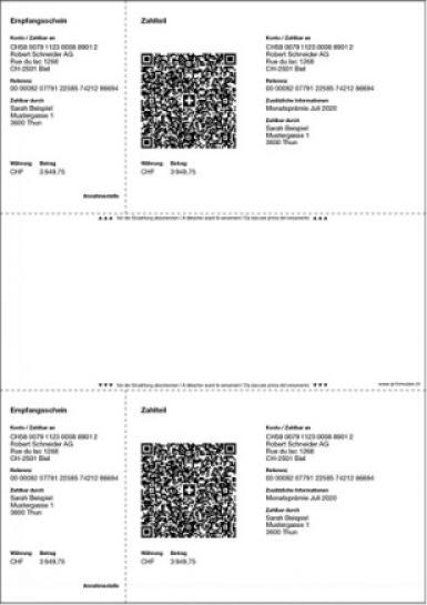 Actual product image Dataform Invoice Forms Premium for QR Invoice (500 x)