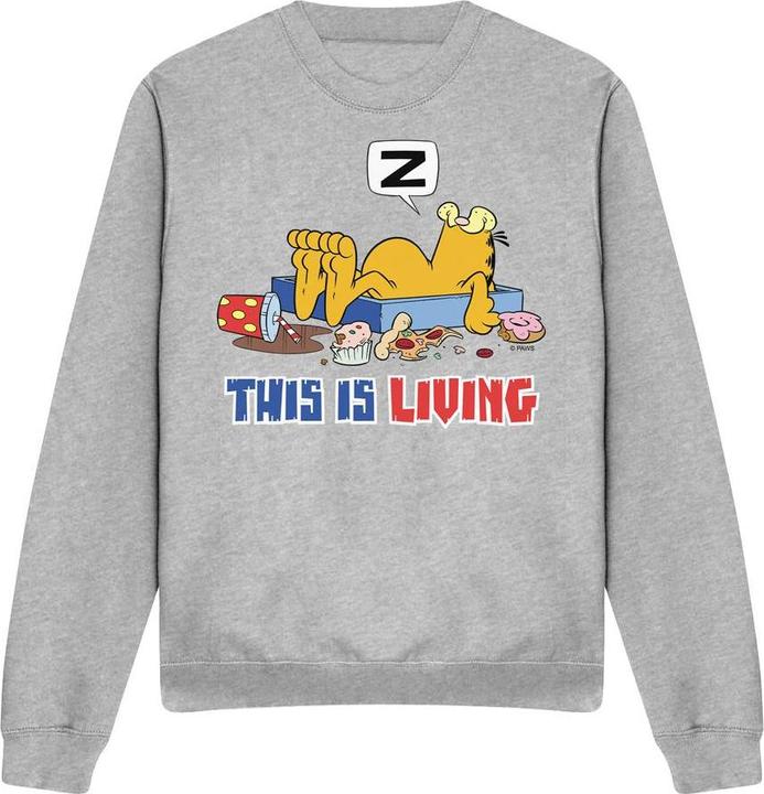 Garfield This Is Living Sweatshirt