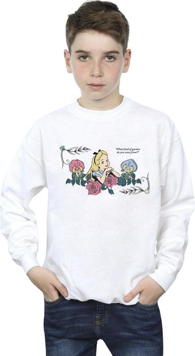Produktbild Disney Alice im Wunderland Sweatshirt Jungen What Kind Of Garden (152, 158)