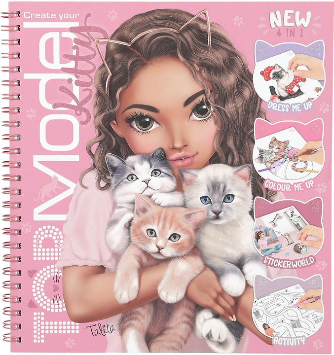 Image du produit Magni Depesche TOPModel Livre de coloriage Create your TOPModel Kitty 1,5x20,2x22,2cm