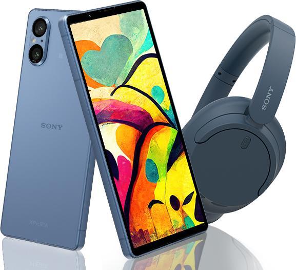 Produktbild Sony Xperia 5 V (128 GB, Blue, 6.10", SIM + eSIM, 48 Mpx, 5G)