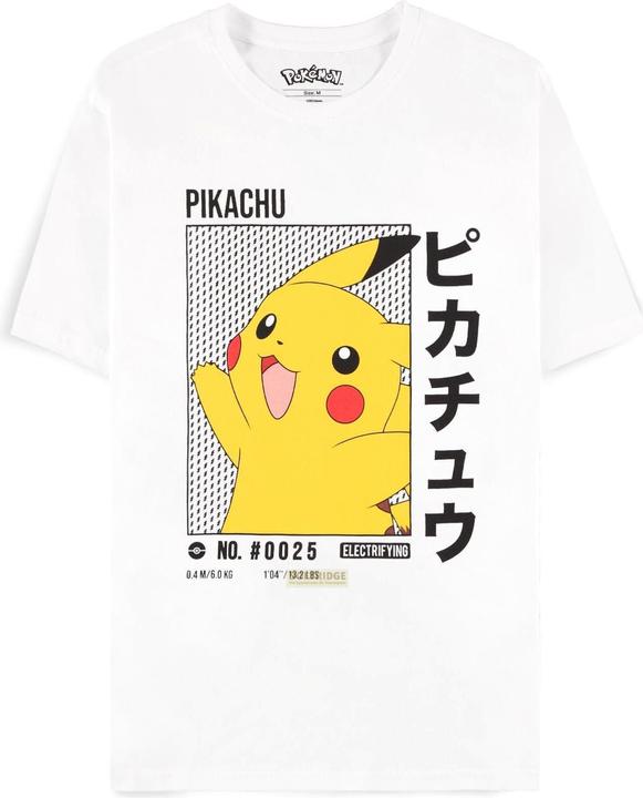 Produktbild Difuzed Pokemon T-Shirt White Pikachu Grösse S (S)