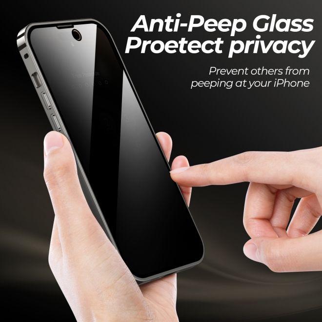 Produktbild MU Classic 360 Grad Hülle Privacy Locking Edition (Apple iPhone 15 Pro)