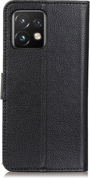 Actual product image MU Classic Litchi Leather Bookcover Series (Motorola Edge 40 Pro)