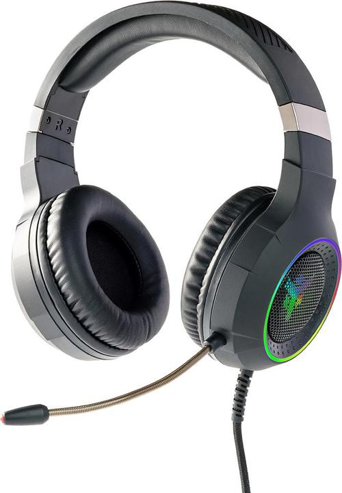 Actual product image Itek Casque Gamer filaire compatible H430 7.1 RGB (Noir) (Cable)