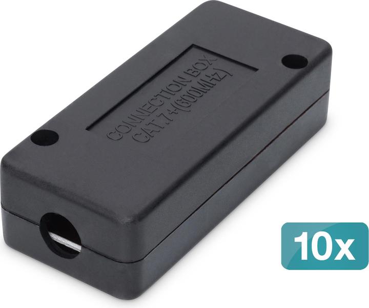 Immagine prodotto Digitus Scatola di giunzione CAT 7, 600 MHz, striscia LSA per AWG 22-26, completamente schermata, design (Accessori di rete)