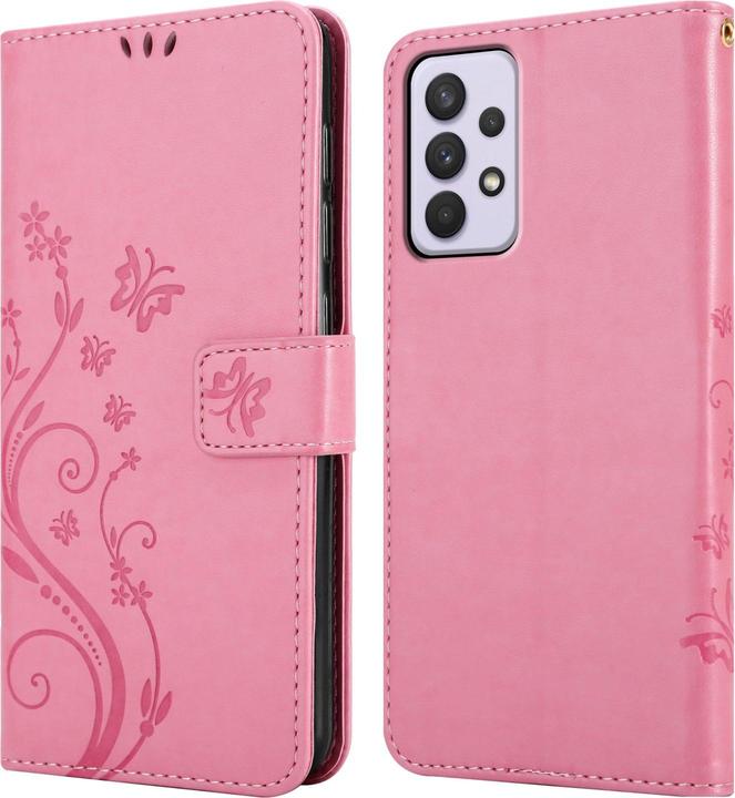 Produktbild Cadorabo Flower Book Hülle (Samsung Galaxy A33 5G)
