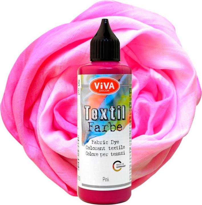 Actual product image Viva Decor Textile paint, 90 ml (Pink, 90 ml)