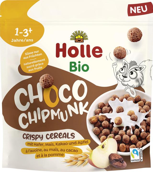 Image du produit Holle Crispy Cereals Choco Chipmunk Btl 125 g (139 g)